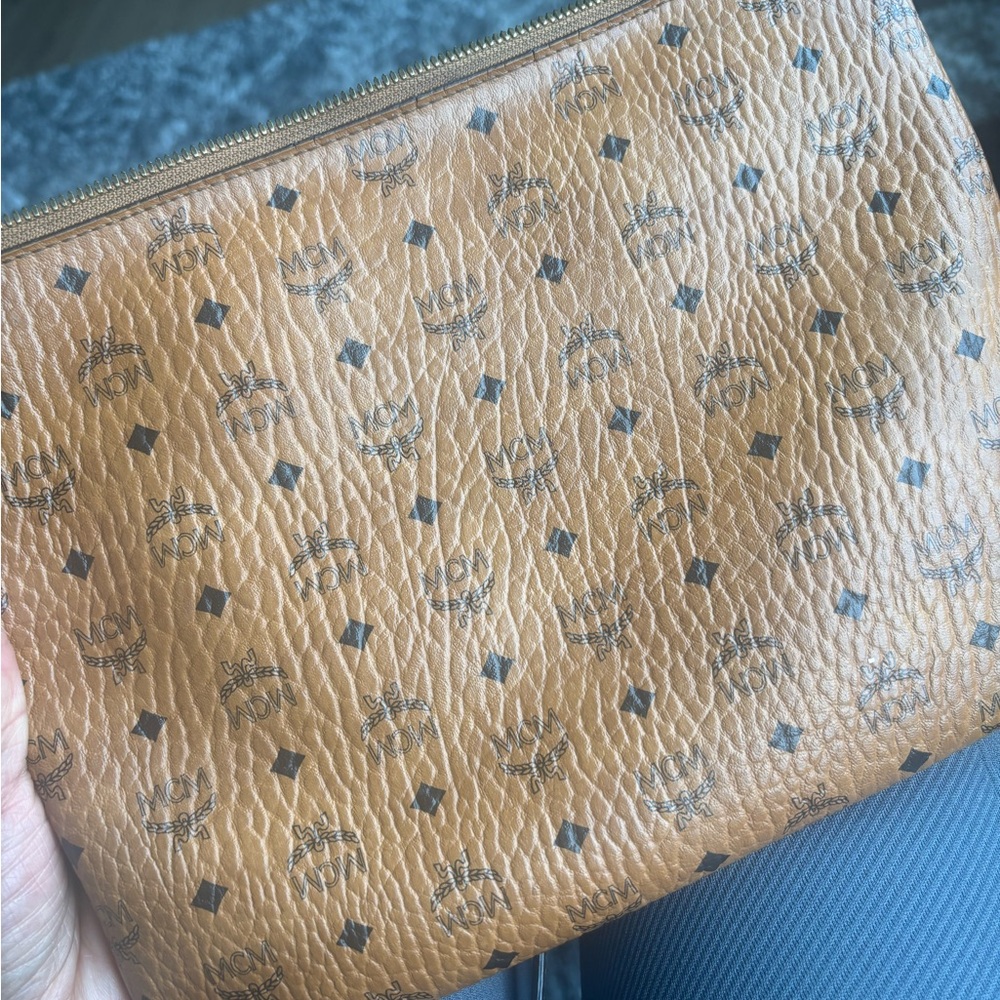 MCM Brown Leather Bag Crossbody